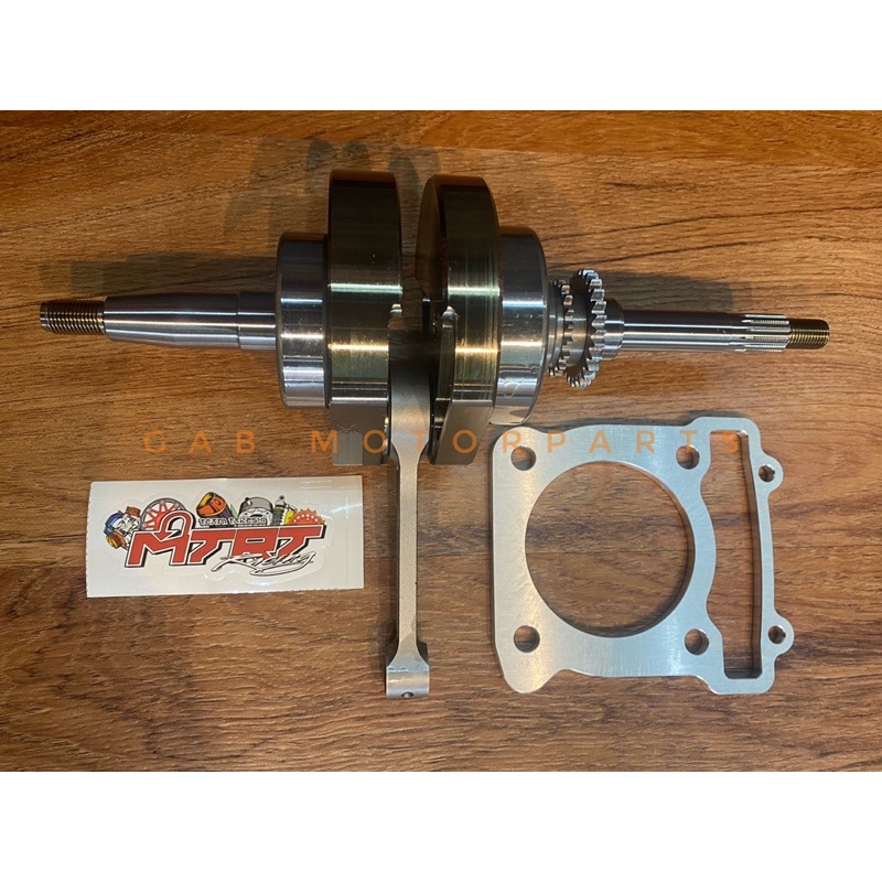 MTRT CRANK SHAFT +9 FOR AEROX NMAX V1 V2 with 6mm spacer Shopee