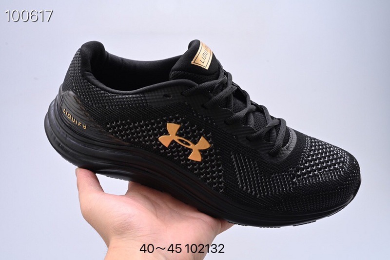 under armour shoes black and gold