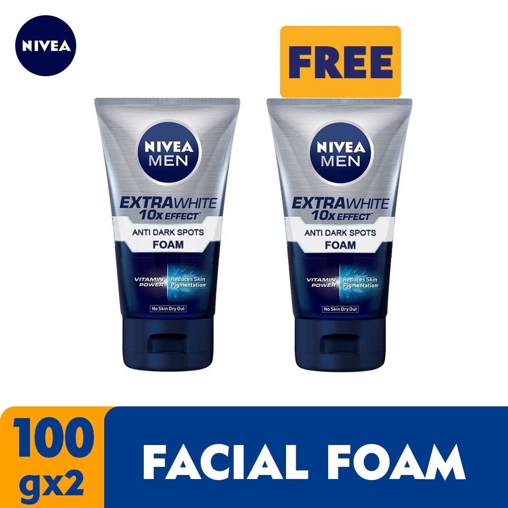 nivea extra white facial foam