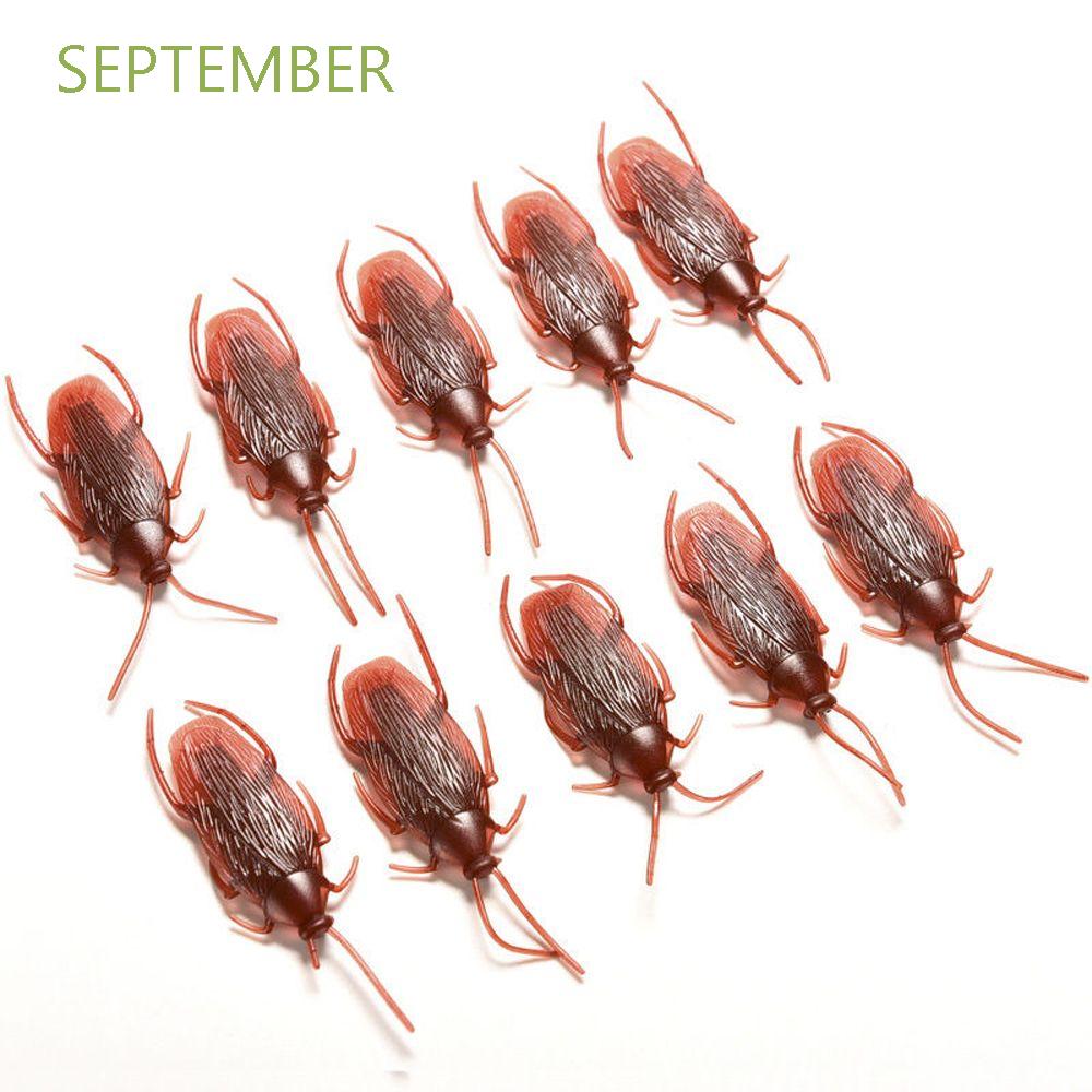 5pcs Realistic Simulation Fake Cockroach Roach Novelty Bugs Joke Toys for April Fools Day Halloween Party Favors Decoration 5pcs Realistic Simulation Fake Cockroach Roach Novelty Bugs Joke Toys for April Fools Day Halloween Party Favors Decoration