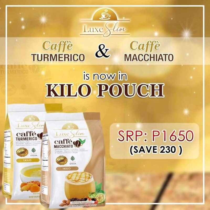 LUXE SLIM CAFFE  BEAUTY JUICE IN KILO POUCH (Authorized Dealer) | Shopee  Philippines
