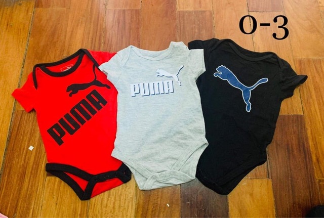 puma baby boy onesies