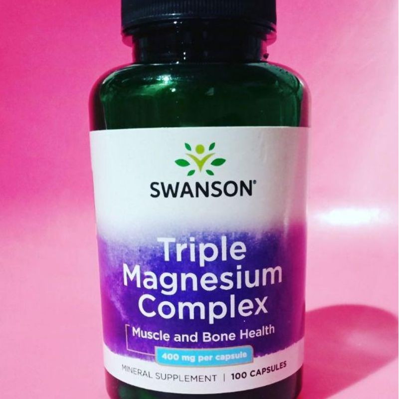 Triple Magnesium Complex, 400mg, 100 capsules Shopee Philippines