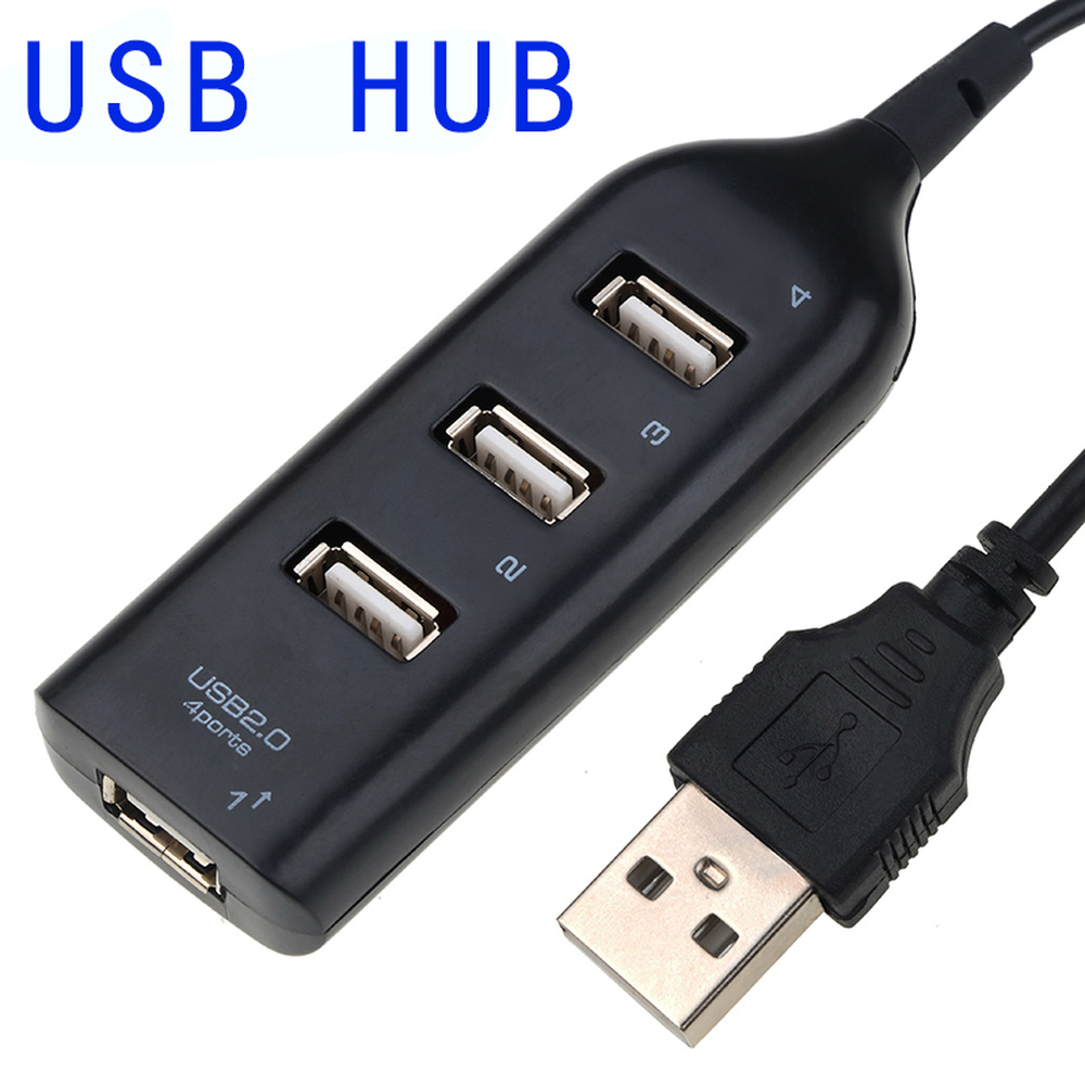 Universal Usb Hub 4 Port Usb 20 With Cable High Speed Mini Hub Socket Pattern Splitter Cable 