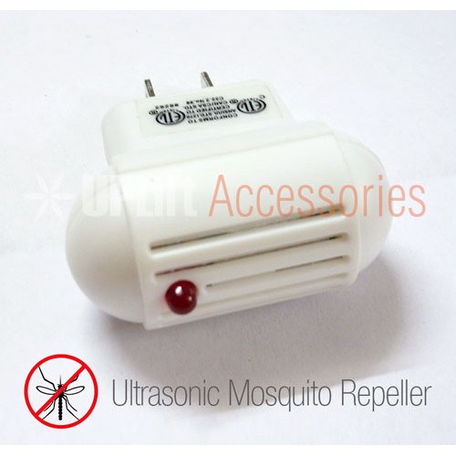 Mini Ultrasonic Mosquito Repeller - No Fumes Safe for Kids