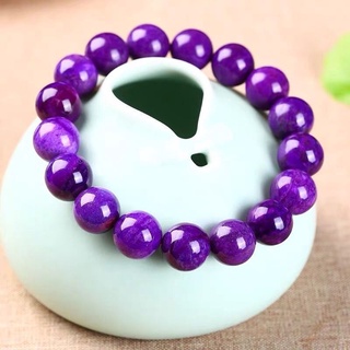 Natural Crystal Bracelet South African Royal Purple Star Blue Cherry Blossom Ice Jade Comfortable Age Stone Men Women #4