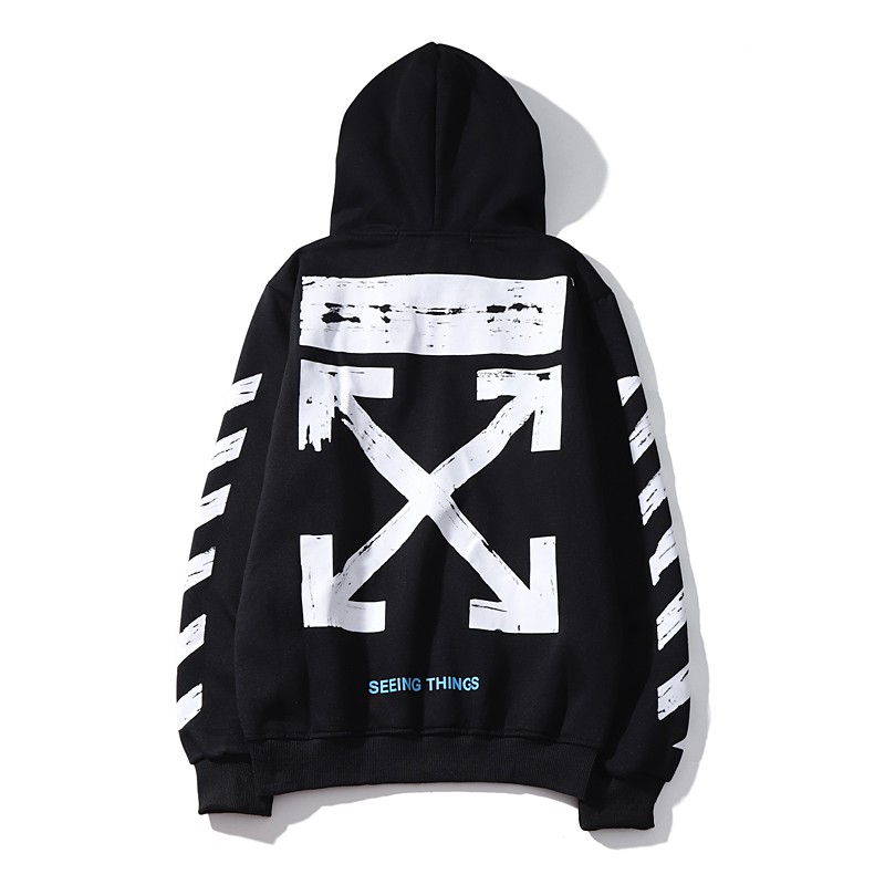 off white shark hoodie