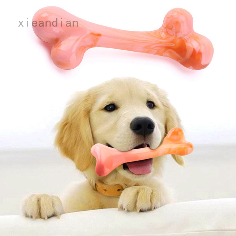 stuffed dog bone toy