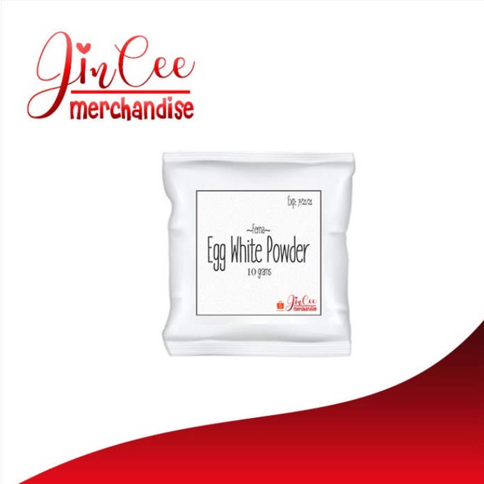 Pure Egg White Powder 10g (Pasteurized, Spray dried Egg White