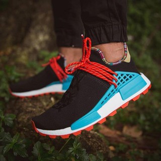 adidas x pharrell williams x billionaire boys club bbc nmd human race scarlet multicolor