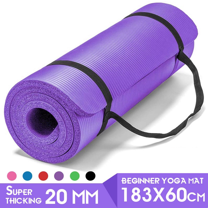 Yoga Mat 183*60cm Super Thickness 20mm 