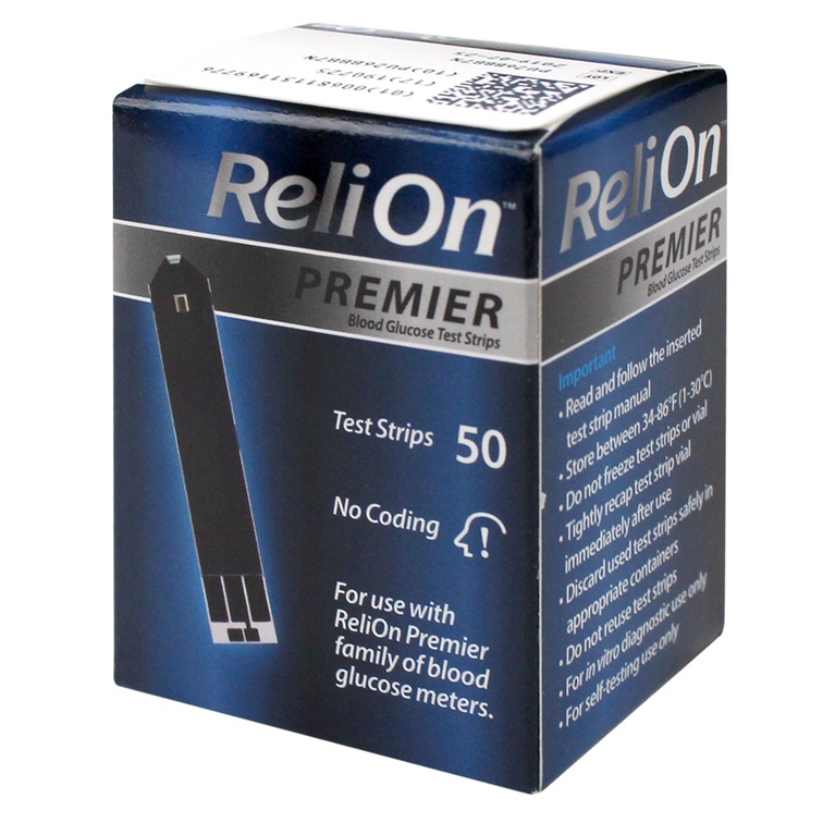 ReliOn Premier Test Strip 50pcs Shopee Philippines