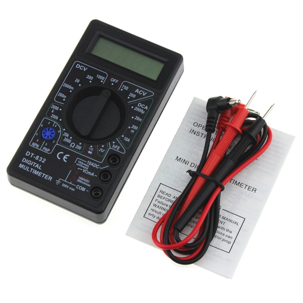 DT832 Multimeter Handheld Digital Ampere Meter Test Shopee Philippines