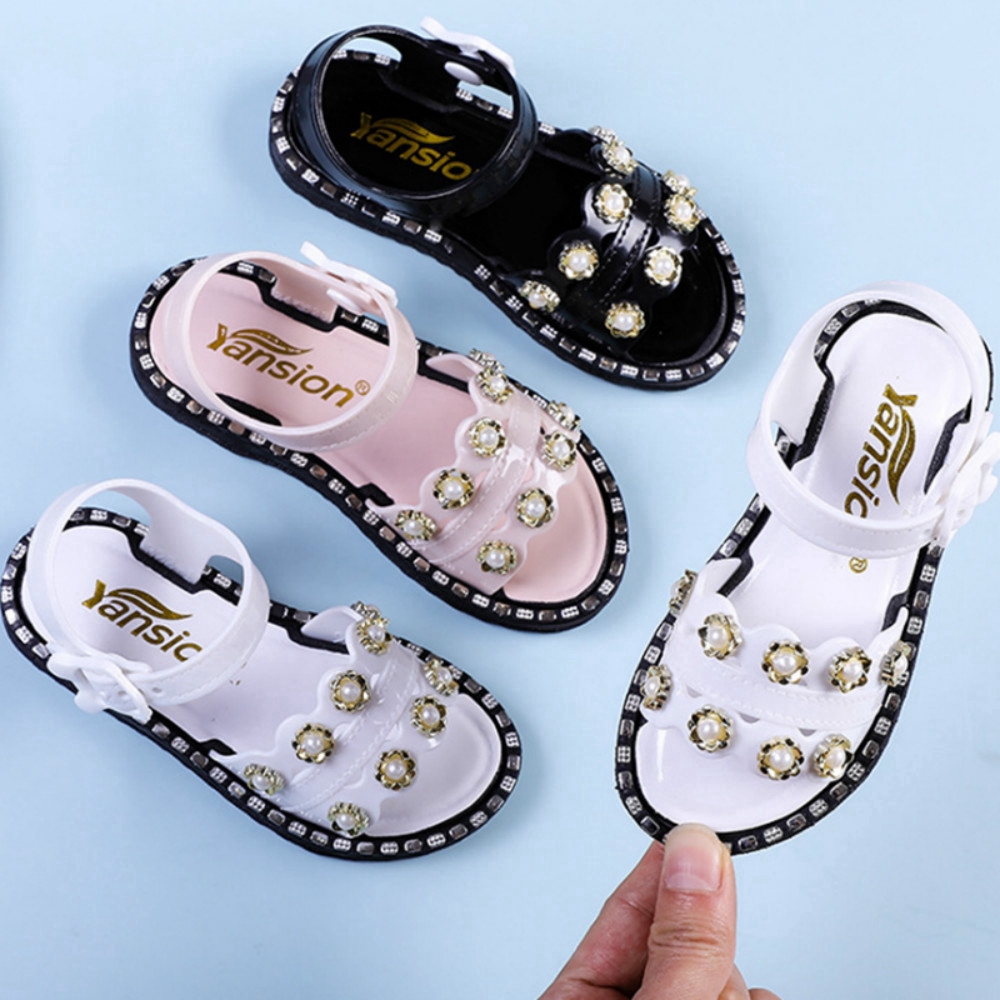 girls white sandals size 2