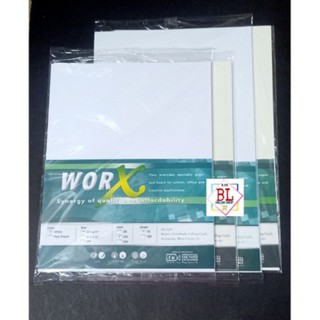 WORX Specialty Board/paper 200gsm 10 sheets White/Pale Cream | Shopee ...