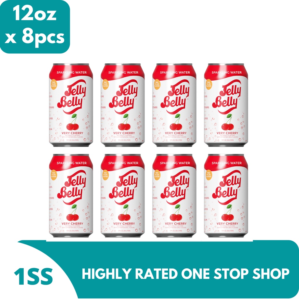 Jelly Belly Very Cherry Sparkling Water 12oz x 8pcs Shopee Philippines