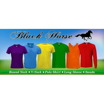 black horse polo shirt