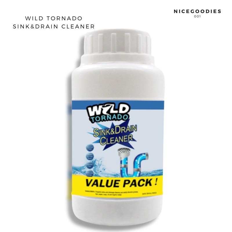 WILD TORNADO Powerful Sink and Drain Cleaner Value Pack Shopee