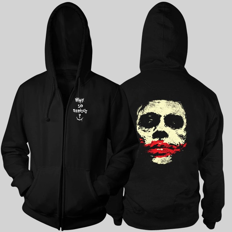 joker zip up hoodie