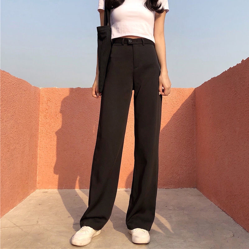 women's high rise suit pants
