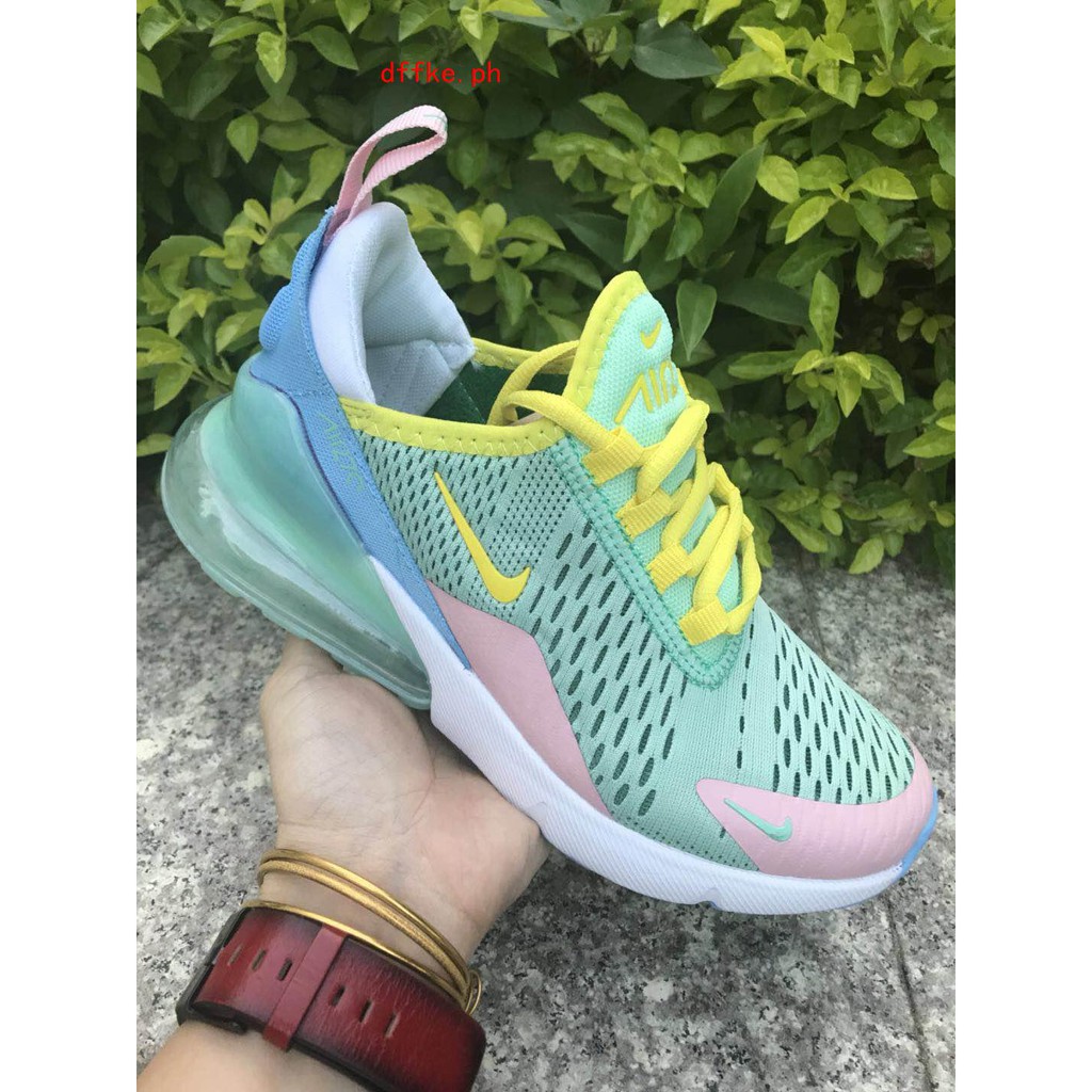 yellow and green nike shoes