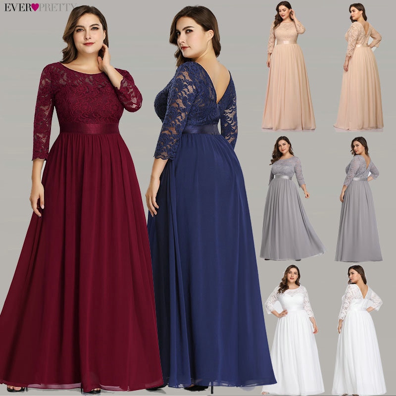 long lace evening dresses with sleeves