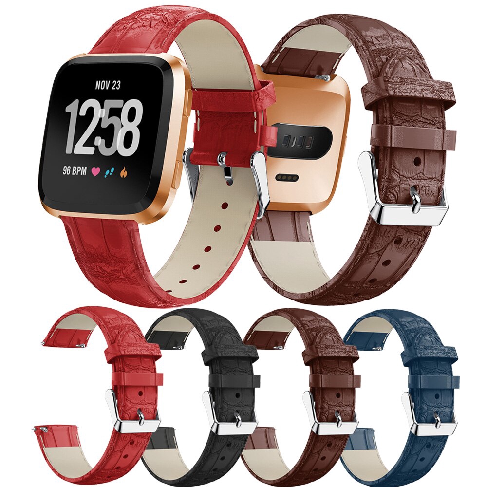 fitbit versa leather watch bands