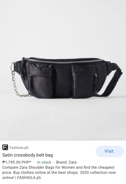 leather belt bag zara