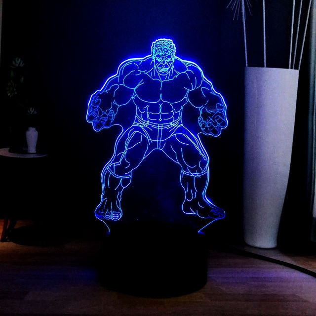 Superman Batman Iron Man Spider Man Thanos Figure light LED Night Light USB  Remote 3D Lamp Marvel Fans Gift | Shopee Philippines