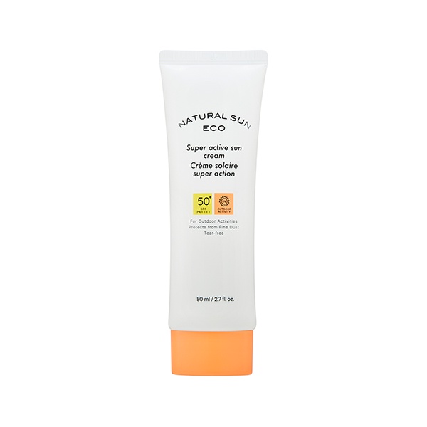 TheFaceShop Natural Sun Eco Super Active Sun Cream 80ml | Shopee ...