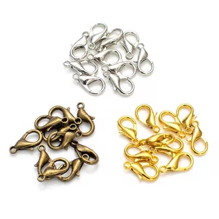 ♧Lobster clasp 50pcs Value Pack, Lobster Claw, Lobster Clasp Stainless Steel, DIY Jewelry Accessorie