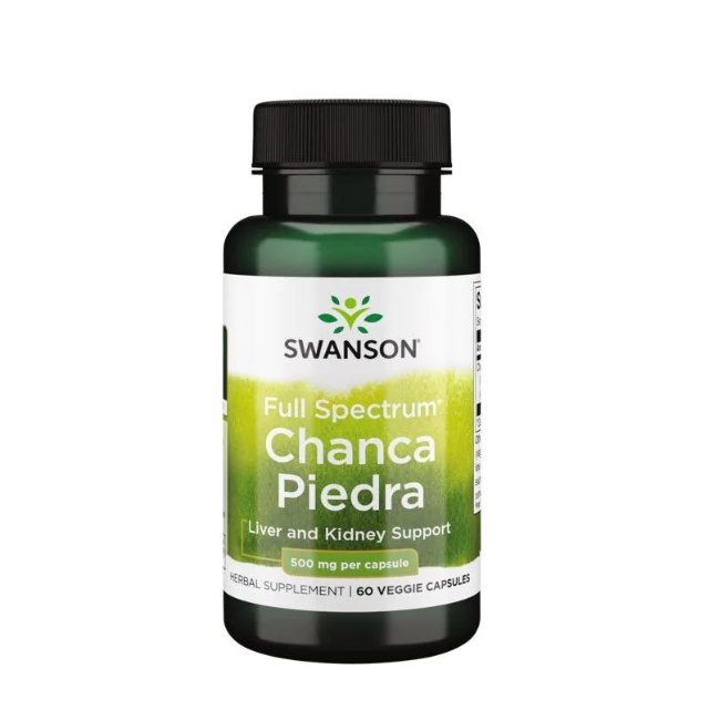 Complément Alimentaire Swanson Chanca Piedra 500 Mg - 60 Capsules - Neuf