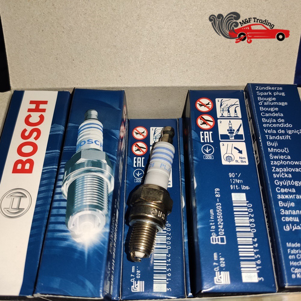BOSCH UR4AP Platinum Spark Plug (Mio Sporty, XRM 110, Honda Wave 110 or