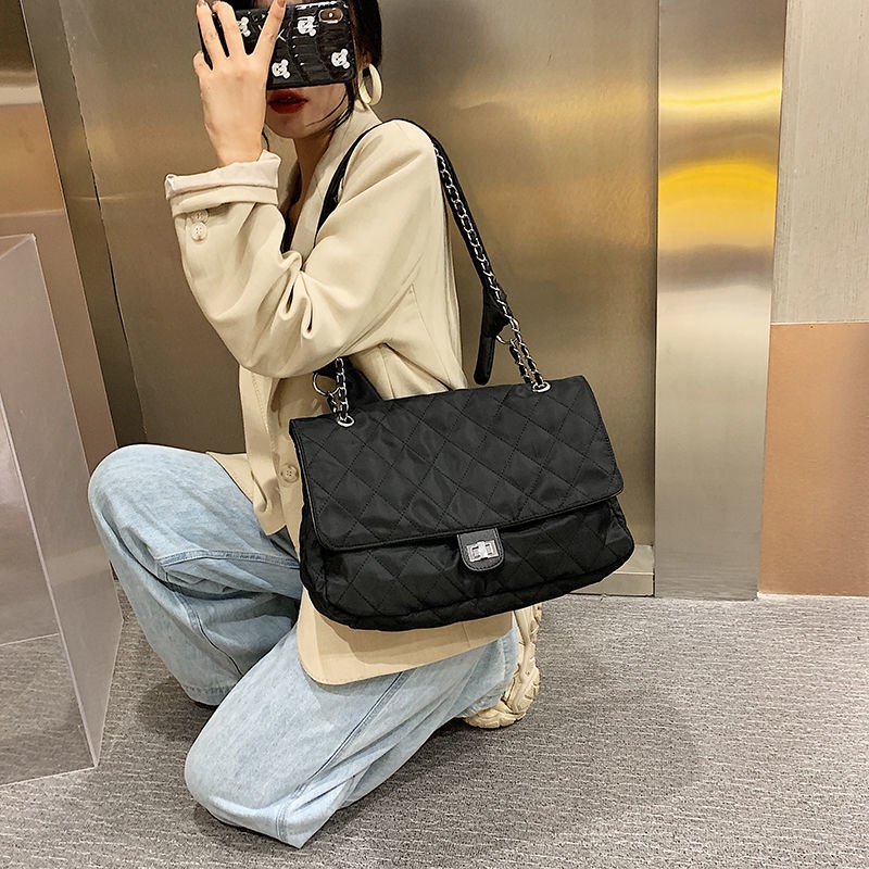 Korean Fashion Shoulder Bag Female Nylon Oxford Cloth Large Capacity