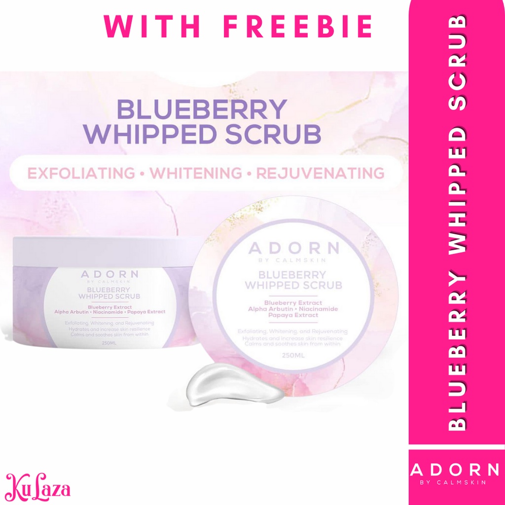 Adorn by Calmskin Blueberry Whipped Scrub Shopee Philippines