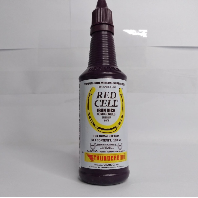 [JWR AGRIVET] 1PC RED CELL 100 ml/ IRON RICH FOR GAMEFOWL ROOSTER/ Para sa manok panabong/ For fight