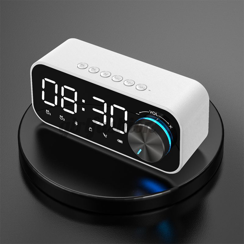 B126 bluetooth Subwoofer Music Player Speaker Alarm Clock With FM Radio ...