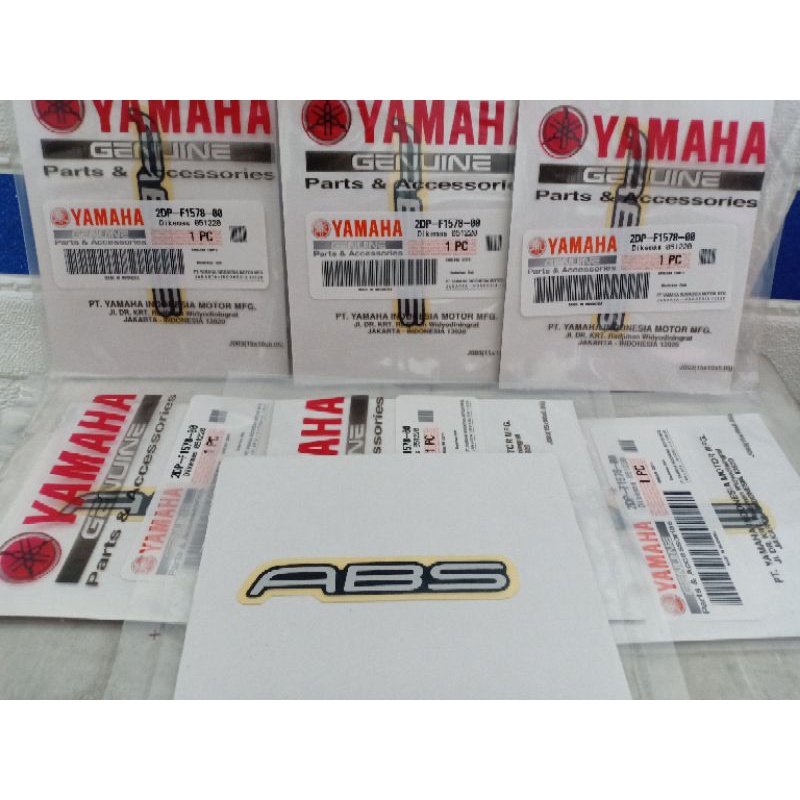 Yamaha ABS sticker for Nmax v1 and v2 | Shopee Philippines