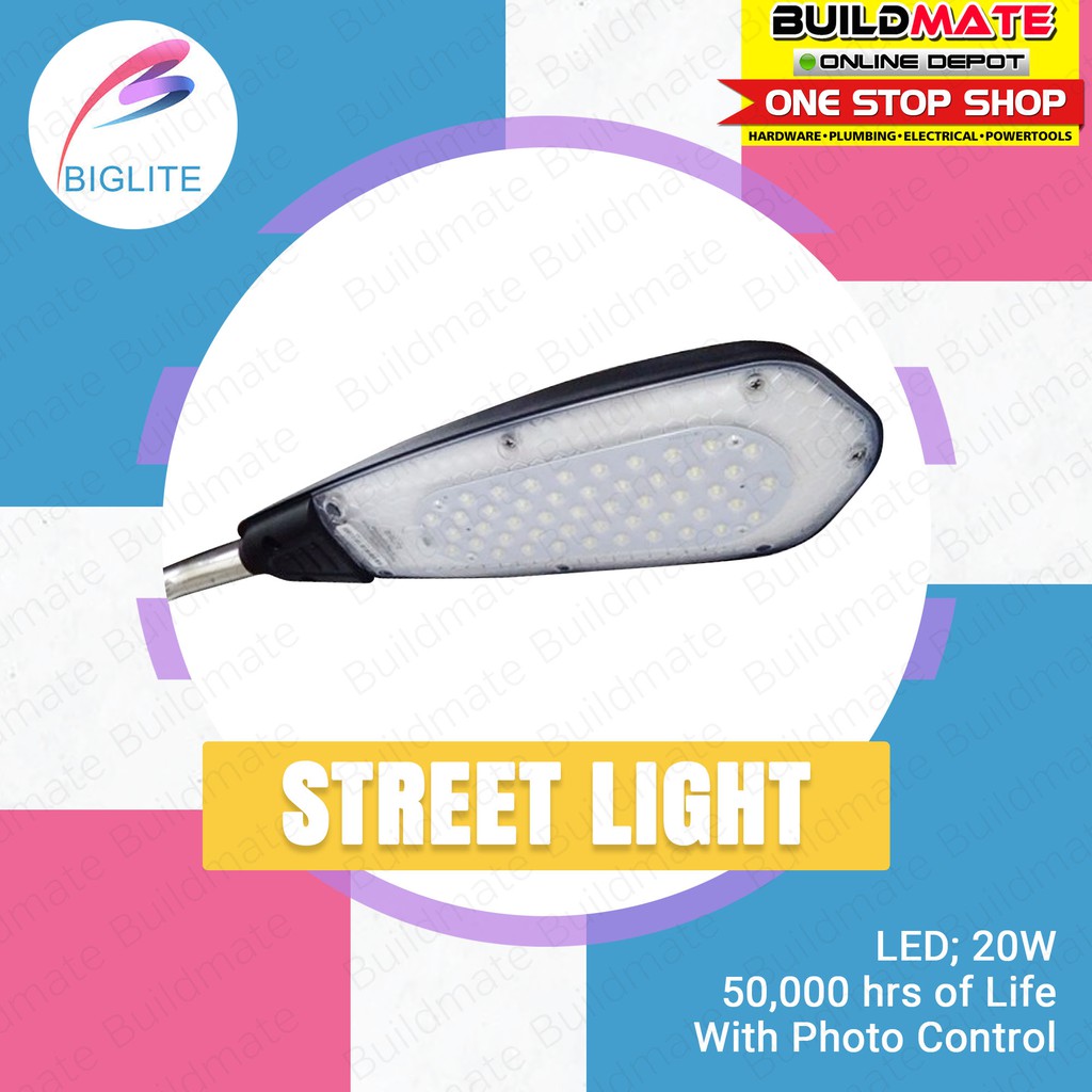 BIGLITE LED Street Light Regular / with Photo Control •BUILDMATE ...