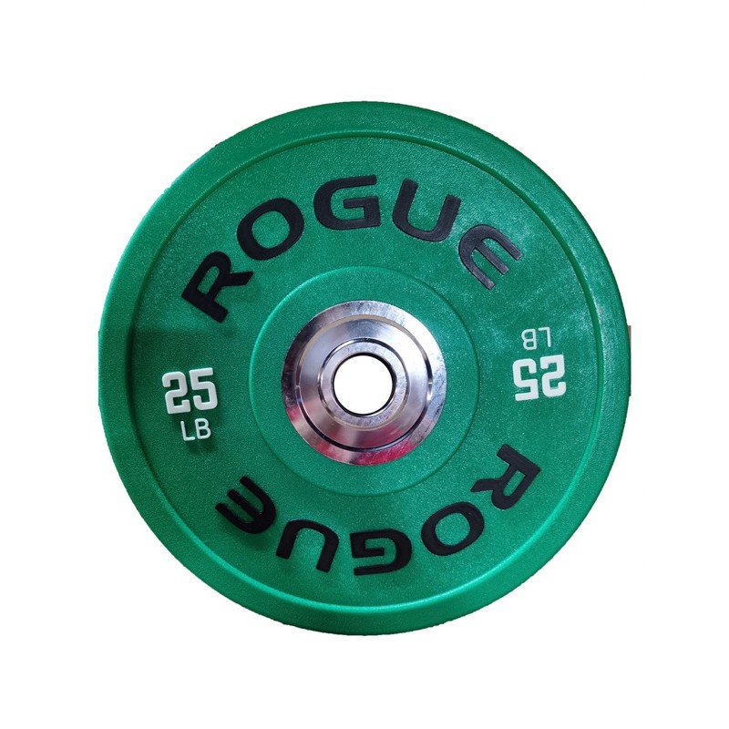 Olympic Weight Rubber Rogue Plates 10 LBS,25 LBS, bumper plates ,50 mm