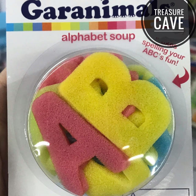 Garanimals Alphabet Soup Foam Bath Letters Pack ubicaciondepersonas