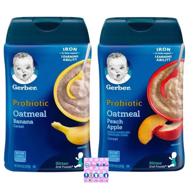 gerber probiotic oatmeal cereal