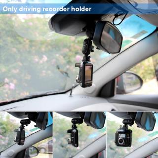 360 Degree Rotating DVR Car Rearview Video Recorder Driving Shockproof Dash Cam Mount Holder