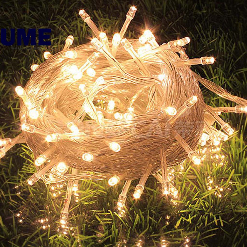 Sunnest Fairy Lights Warm White 100 LED 10M Decoration Tree Lights for Christmas Wedding Birthday Holiday Party Indoor& Outdoor String Lights 