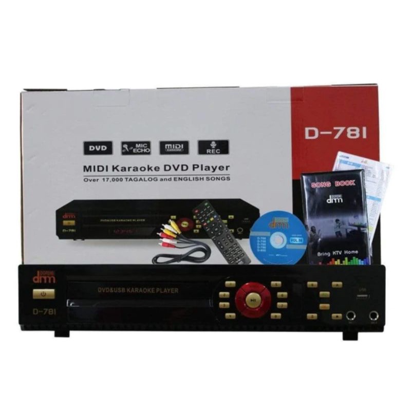 MEGAPRO DOREMI DRM D781 MIDI KARAOKE DVD PLAYER WITH 17,000+++ SONGS