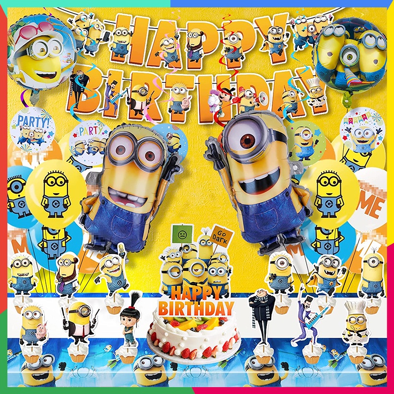 minions party needs minions balloons minions balloons party decorations ...