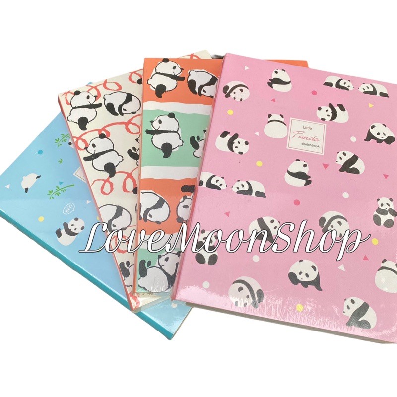 A5 Pastel Cute Little Panda Sketchbook Drawing Book/Pad Shopee