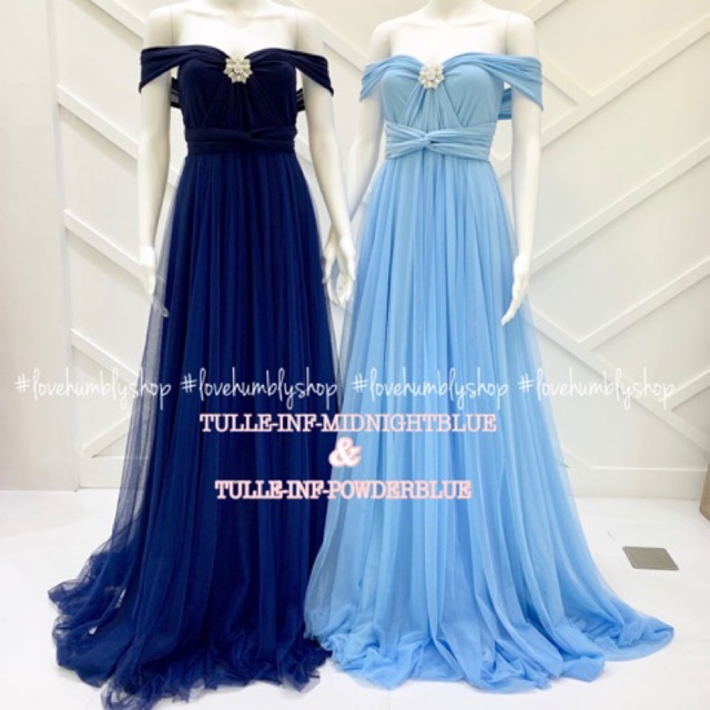 infinity dress with tulle