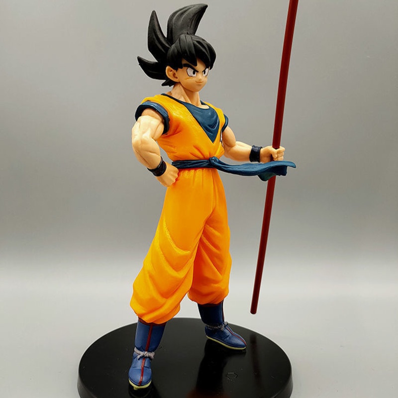 Dragon Ball Z Figure GK Son Goku Black Hair Version Action Figure Anime ...