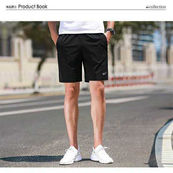 plain black nike shorts